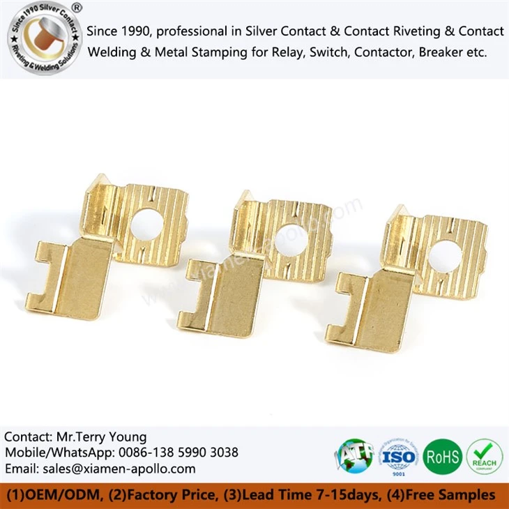 Electrical Contact Brass Stamped Parts