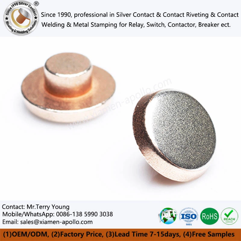 Electrical Bimetal Silver Contacts Electrical Bimetal Silver Contacts